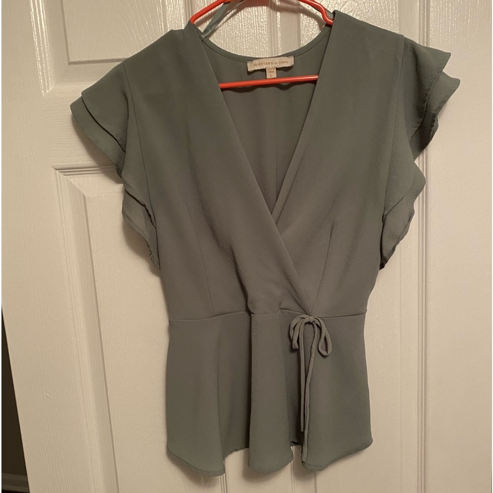 Blouse olive green